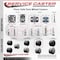 Service Caster 3'' Black Heavy Duty Floor Safe Twin Wheel Caster 7/16 Grip Ring Stem, 5PK SCC-GR02S75-TPR-BLK-716176-5 - alternate 3